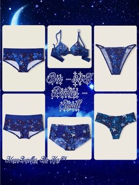 [Updated Details]Victoria’s Secret PINK Celestial Push-Up Bra & Panty MiniBundle